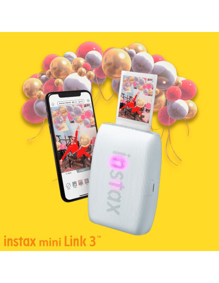 Impresora Fujifilm Instax Mini Link 3 para Smartphone - Blanco