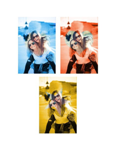 Juego de Filtros de Color Polaroid para Snap - 3 Filtros Magnéticos 2