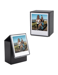 Caja de fotos para Instax Wide HIYQIN - Negro Vintage, 80 fotos