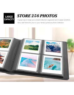 Álbum de fotos Rekeen 288 bolsillos para Instax Square 2