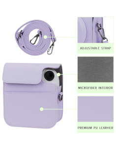 Funda de cámara Blummy para Instax Mini 12 - Púrpura 2