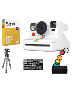 Cámara Instantánea Polaroid Now+ Gen2 Bluetooth + Trípode + Película