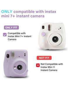 Funda Protectora MOSISO para Cámara Instax Mini 7+ Transparente 2