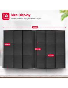 Álbum de Fotos Mini Ablus 432 Bolsillos Gris para Fujifilm 2