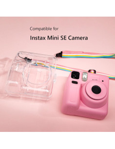 Funda Transparente para Cámara Fuji Instax Mini SE con Correa 2