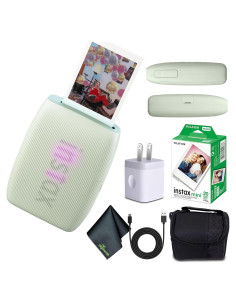 Impresora Fujifilm INSTAX MINI Link 3 Verde + 20 Hojas Película