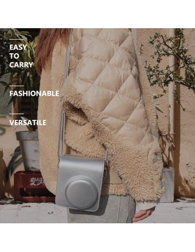 Funda Protectora HIYQIN para Fujifilm Instax Mini 40 - Plata