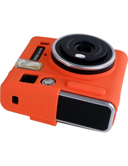Funda de Silicona Rieibi para Cámara Fujifilm Instax Mini 40 - Naranja