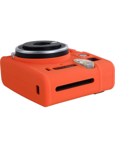 Funda de Silicona Rieibi para Cámara Fujifilm Instax Mini 40 - Naranja