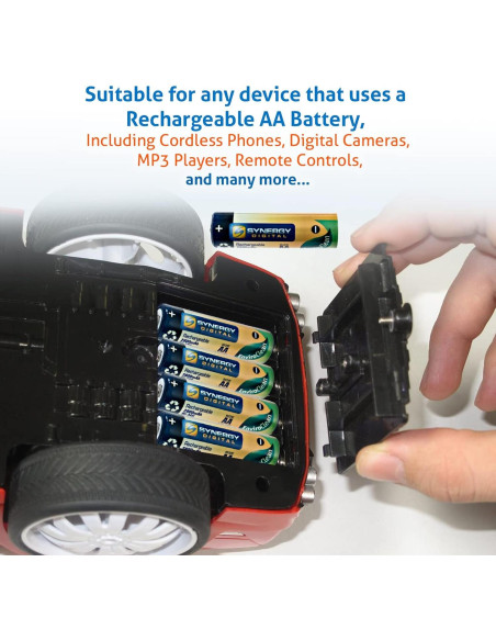 Baterías Recargables AA Synergy Digital 2800mAh Ni-MH