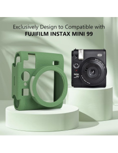 Funda de silicona para cámara Fujifilm Instax Mini 99 - Verde intenso 2