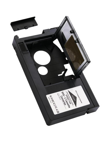 Adaptador VHS-C a VHS BECBOLDF Motorizado con Paños de Limpieza