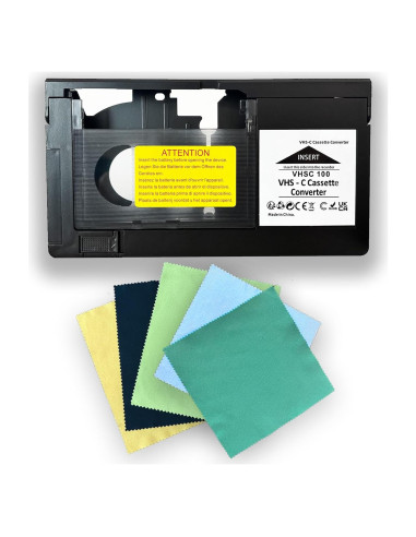 Adaptador VHS-C a VHS motorizado BECOBLDF - Reproducción fácil