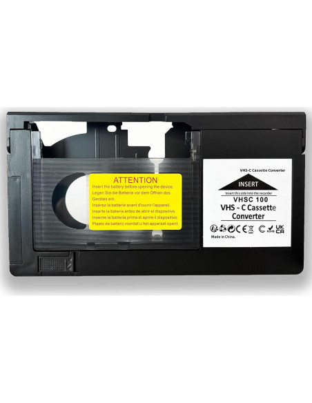 Adaptador VHS-C a VHS motorizado BECOBLDF - Reproducción fácil