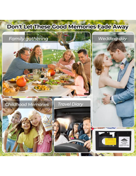 Adaptador VHS-C a VHS NVNOWU VHSC100 Carga Motorizada