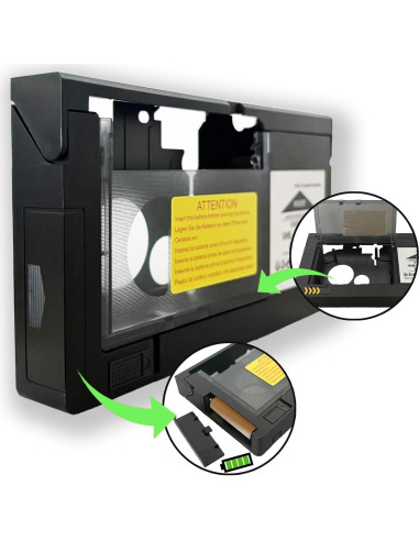 Adaptador VHS-C a VHS motorizado BECOBLDF - Reproducción fácil