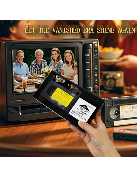 Adaptador VHS-C a VHS motorizado BECOBLDF - Reproducción fácil