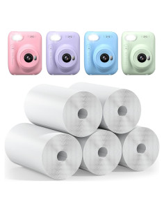 5 Rollos de Papel Térmico HD Gofunly para Cámara Instantánea