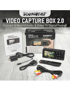 Caja de Captura de Video 2.0 SoundBeast - Graba AV y S-Video 2