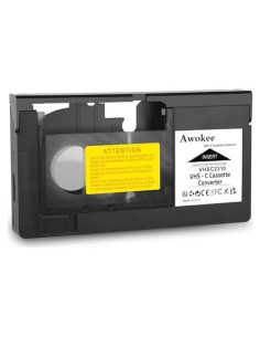 Adaptador VHS-C a VHS GESHUPOR para Videocámaras Antiguas