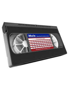 Limpiador de Cabezas VHS Mwin - Cinta Reutilizable 150g
