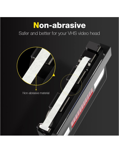 Limpiador de Cabezas VHS Mwin - Cinta Reutilizable 150g