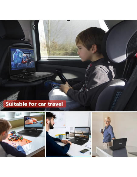 Reproductor de DVD Portátil PJGCWB 14.1" Pantalla HD Batería 4-6h