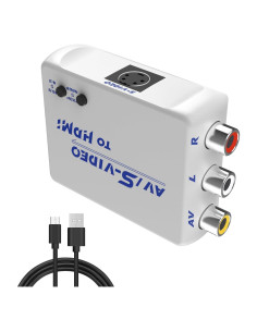 Convertidor RCA/S-Video a HDMI FeiEVER 720P/480P - Adaptador AV