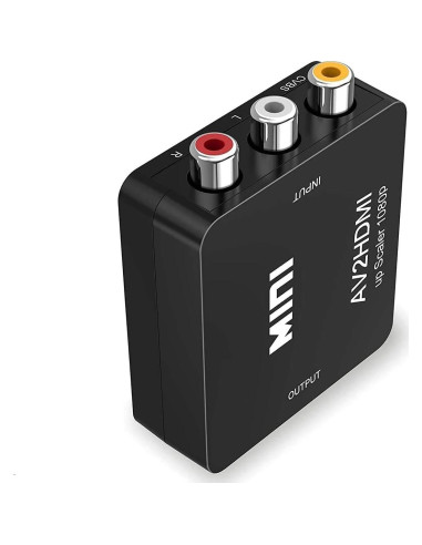 Adaptador RCA a HDMI Gamer Gear 1080P para PS1, PS2, Wii