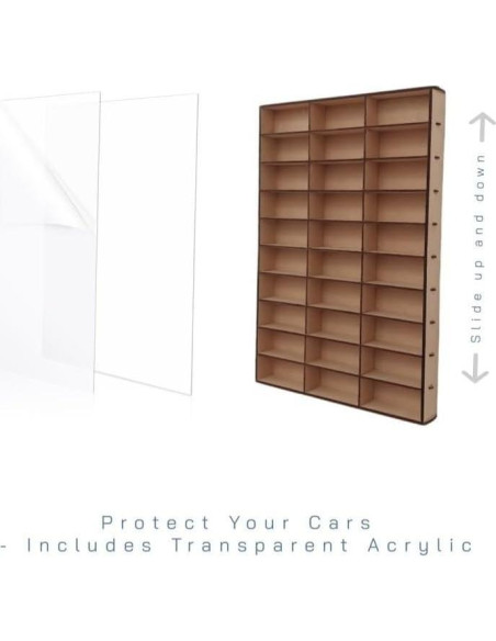 Estuche de Exhibición ALEJANDRO CORTES para 30 Coches 1:64 Estuche de Exhibición ALEJANDRO CORTES para 30 Coches 1:64