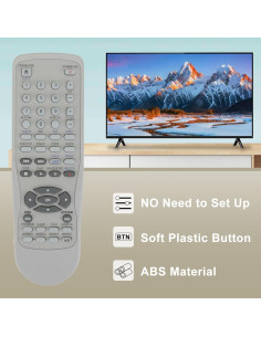 Control Remoto Reemplazo MDV560VR para DVD VCR Magnavox 2