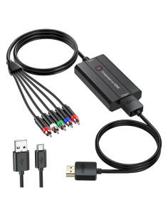 Convertidor de Componente a HDMI Die Xi 1080P con Cables