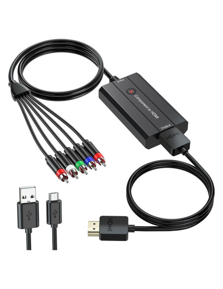Convertidor de Componente a HDMI Die Xi 1080P con Cables