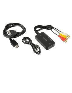 Convertidor RCA a HDMI 1080P HUAREW - Plug and Play