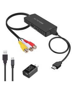 Convertidor RCA a HDMI 1080p LVY para Consolas y DVD
