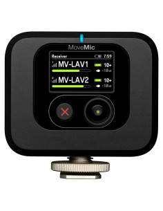 Receptor MoveMic Shure MV-R-Z7 para cámaras DSLR y móviles
