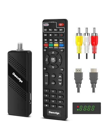 Caja Convertidora Digital ATSC OWERSLYN M2 - 1080P HDMI DVR