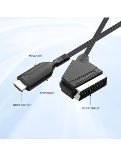 Convertidor SCART a HDMI YOUCHENG 1080P 1M Plug and Play 2
