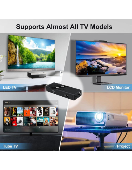 Caja Convertidora Digital ATSC OWERSLYN M2 - 1080P HDMI DVR