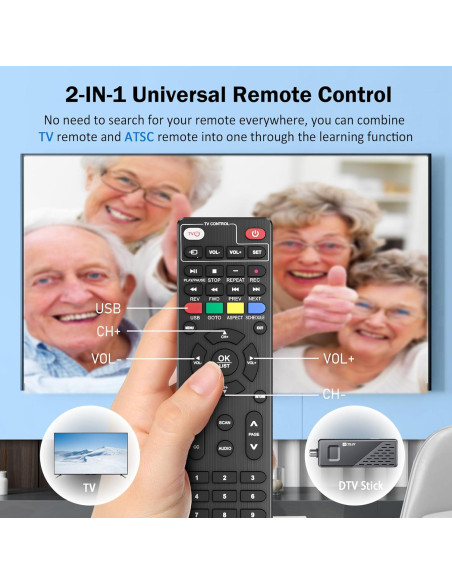 Caja Convertidora Digital TIMBOOTECH ATSC 1080P HD USB DVR