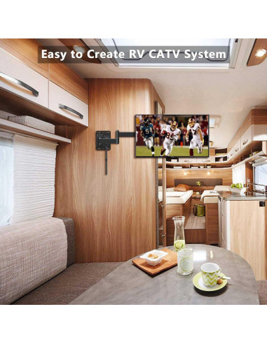Modulador RF AoeSpy RCA a Coaxial CVBS para Consolas y TV