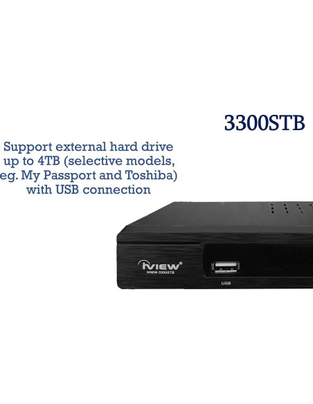 Caja Convertidora Digital iView 3300STB con Grabación y HDMI