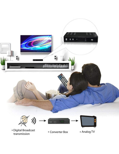 Caja Convertidora Digital iView 3300STB con Grabación y HDMI