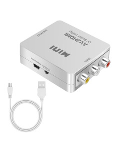 Convertidor RCA a HDMI YAODHAOD 720p/1080p Plug and Play