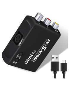 Convertidor S Video a HDMI Oudiwei 720P/480P Compatible TV