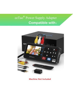Adaptador USB-C 5V 1A eeTao para VHS a Digital Portta CHR101 2