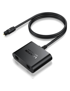 Divisor Óptico Digital Toslink 1x2 LiNKFOR 1m para Audio