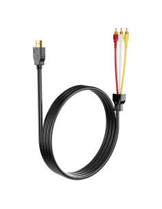 Convertidor HDMI a RCA 1080P 1.52m BERLAT Cable AV