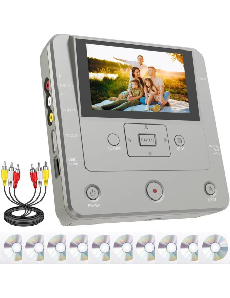 Convertidor de VHS a DVD Clariviews, Grabadora Multifuncional