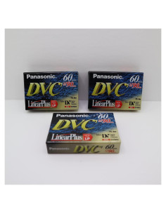 Cintas MiniDV Panasonic AY-DVM60EJ3 - 60 Minutos - Paquete de 3